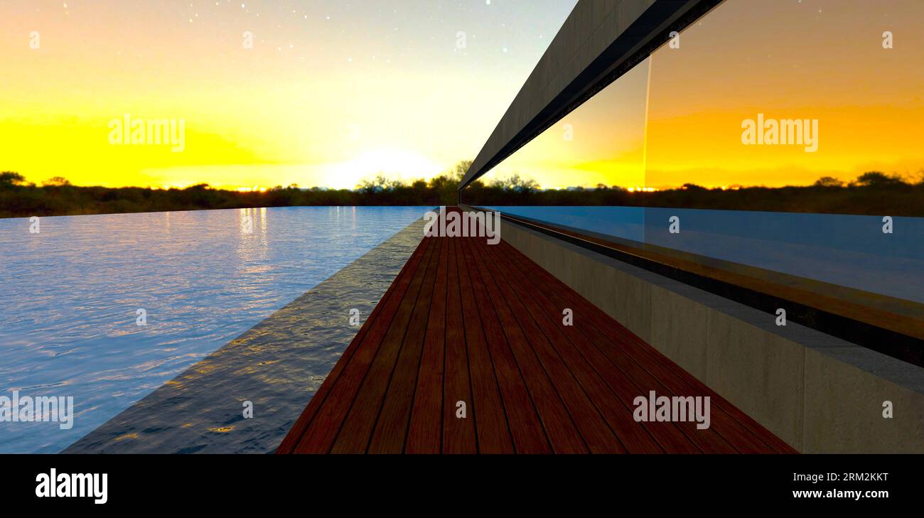3d interior rendering bank hi-res stock photography and images - Alamy