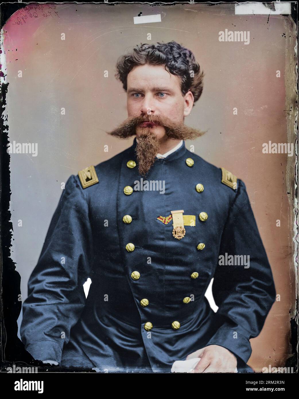 Col. Percy Wyndham. Between circa 1860 and circa 1865. Please note, I'm uncertain about the medals and their colours Stock Photo