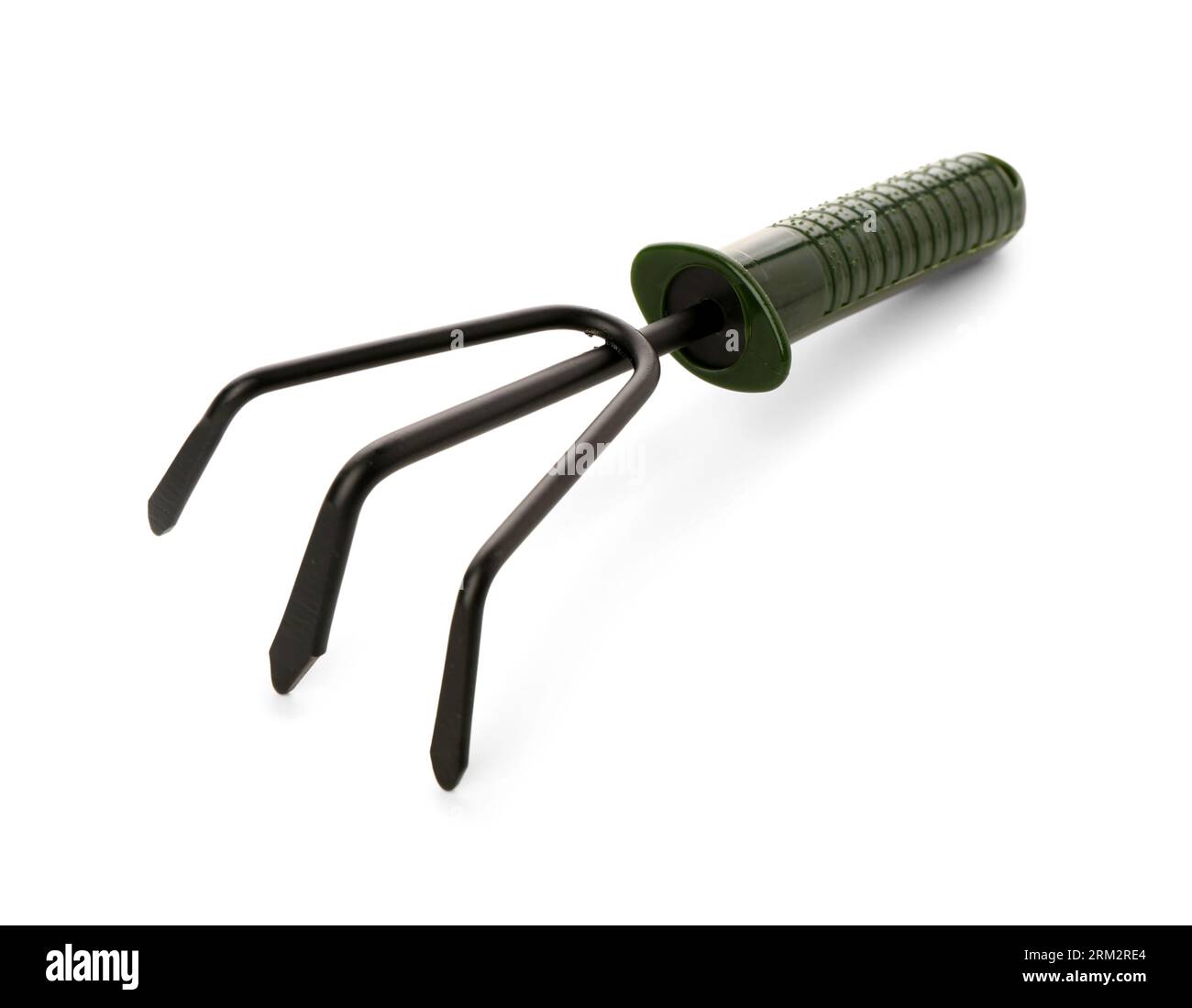 Spring Rake On White Background Gardening rake on white background Stock Photo - Alamy