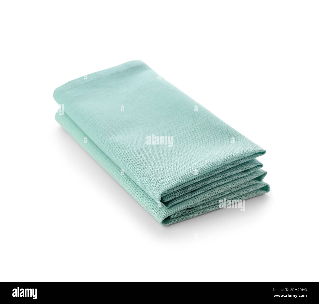 Folded clean napkins isolated on white background Stock Photo - Alamy