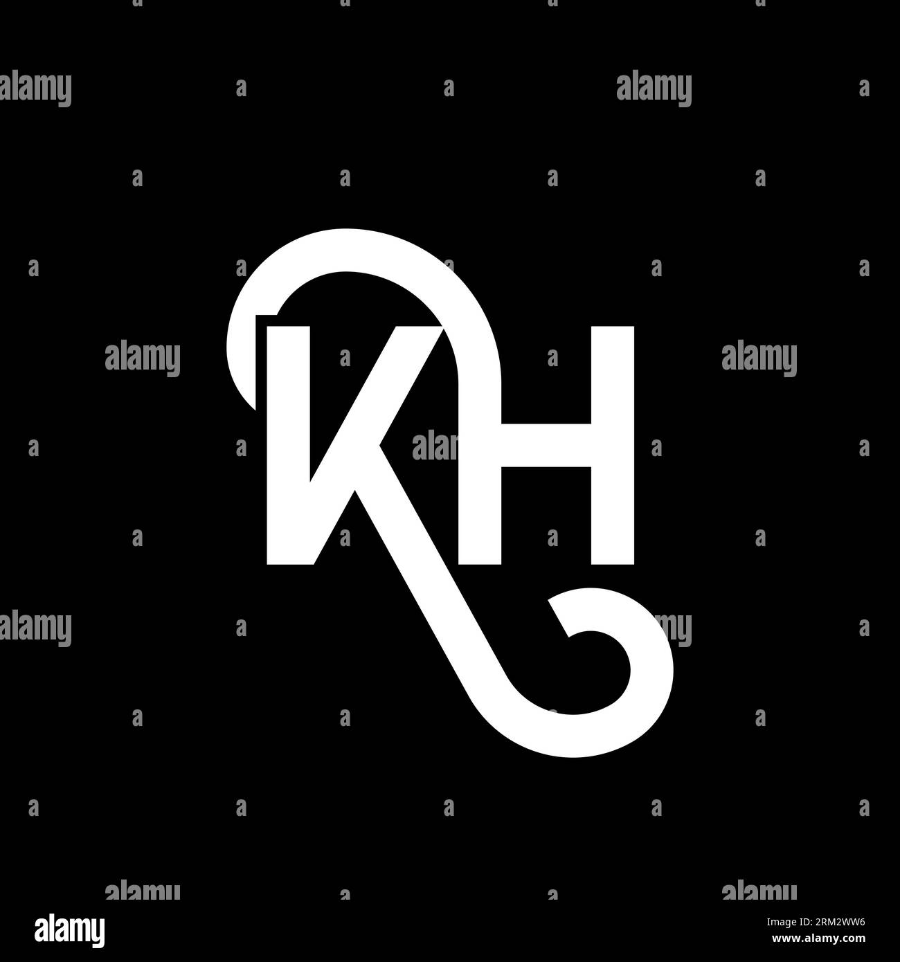 Kh logos Stock Vector Images Alamy