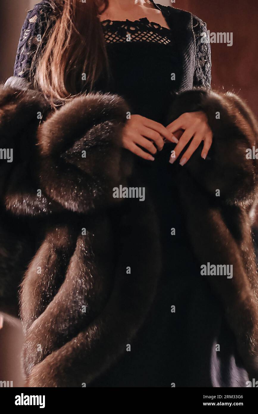 Elegant fur coat hi-res stock photography and images - Alamy