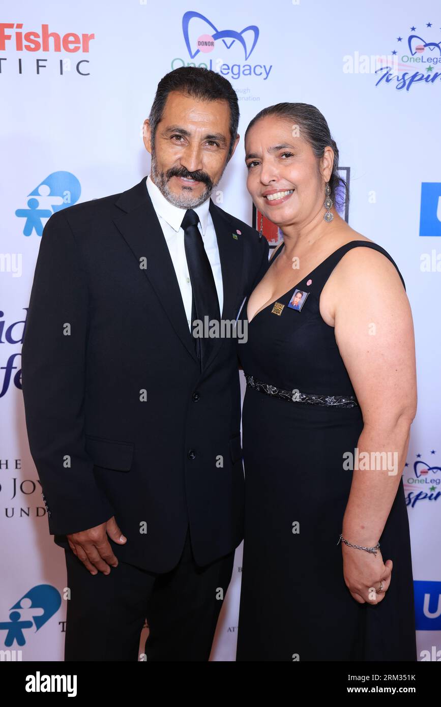 Los Angeles, California, USA. 24th August, 2023. Eva Perez and Arnold