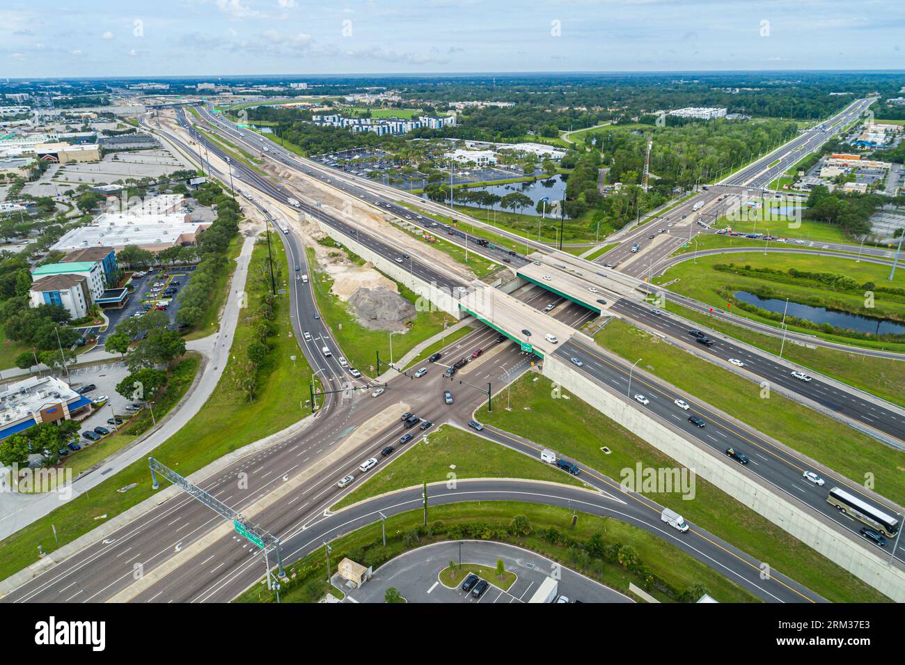 Sanford Florida,Interstate 4 I4 State Road Highway 46 intersection