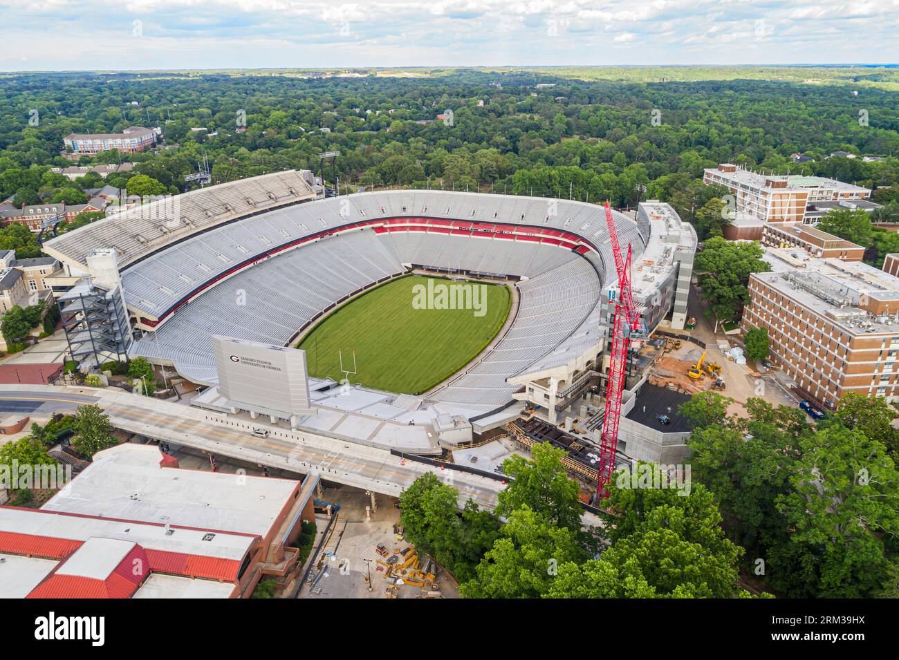 Aerial of lucas oil stadium hi-res stock photography and images - Alamy