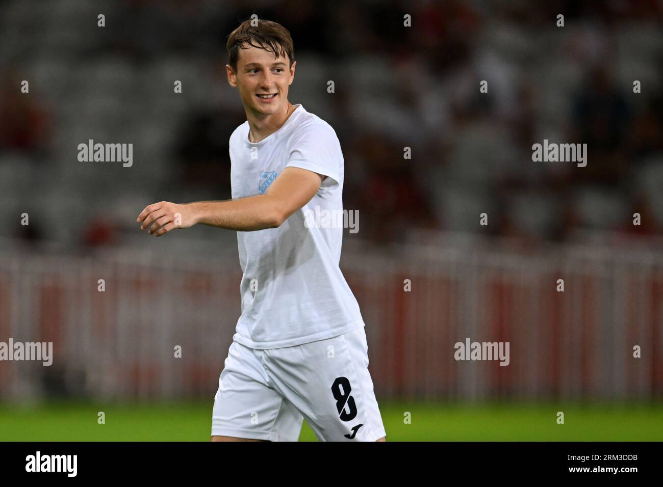 Alen Halilovic of HNK Rijeka in action during the 1st leg of