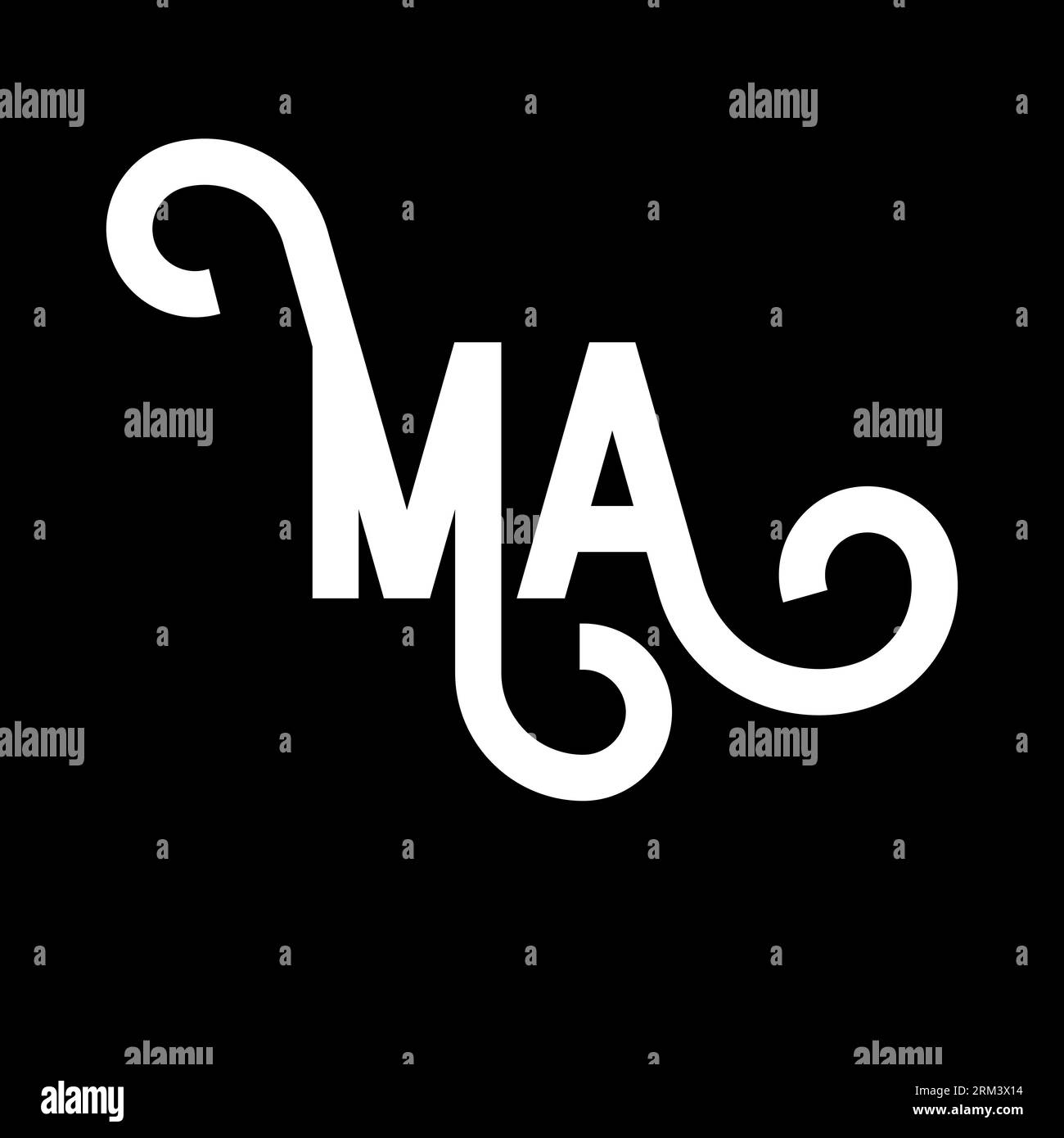 combination letter am a m gold golden alphabet logo icon design with metal  look on black background suitable for a company or business Stock Vector  Image & Art - Alamy