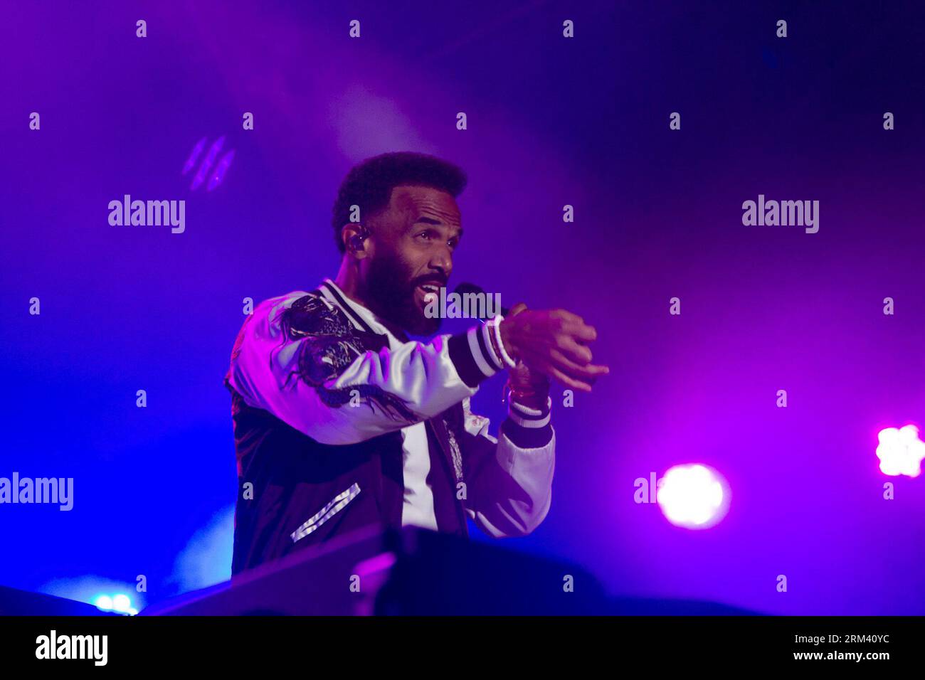 CarFest, Laverstoke Park Farm, Hampshire, UK. 25th Aug, 2023. Craig David presents TS5 at CarFest. Created by Chris Evans, CarFest is the largest family fundraising festival in the UK. Credit: Julian Kemp/Alamy Live News Stock Photo