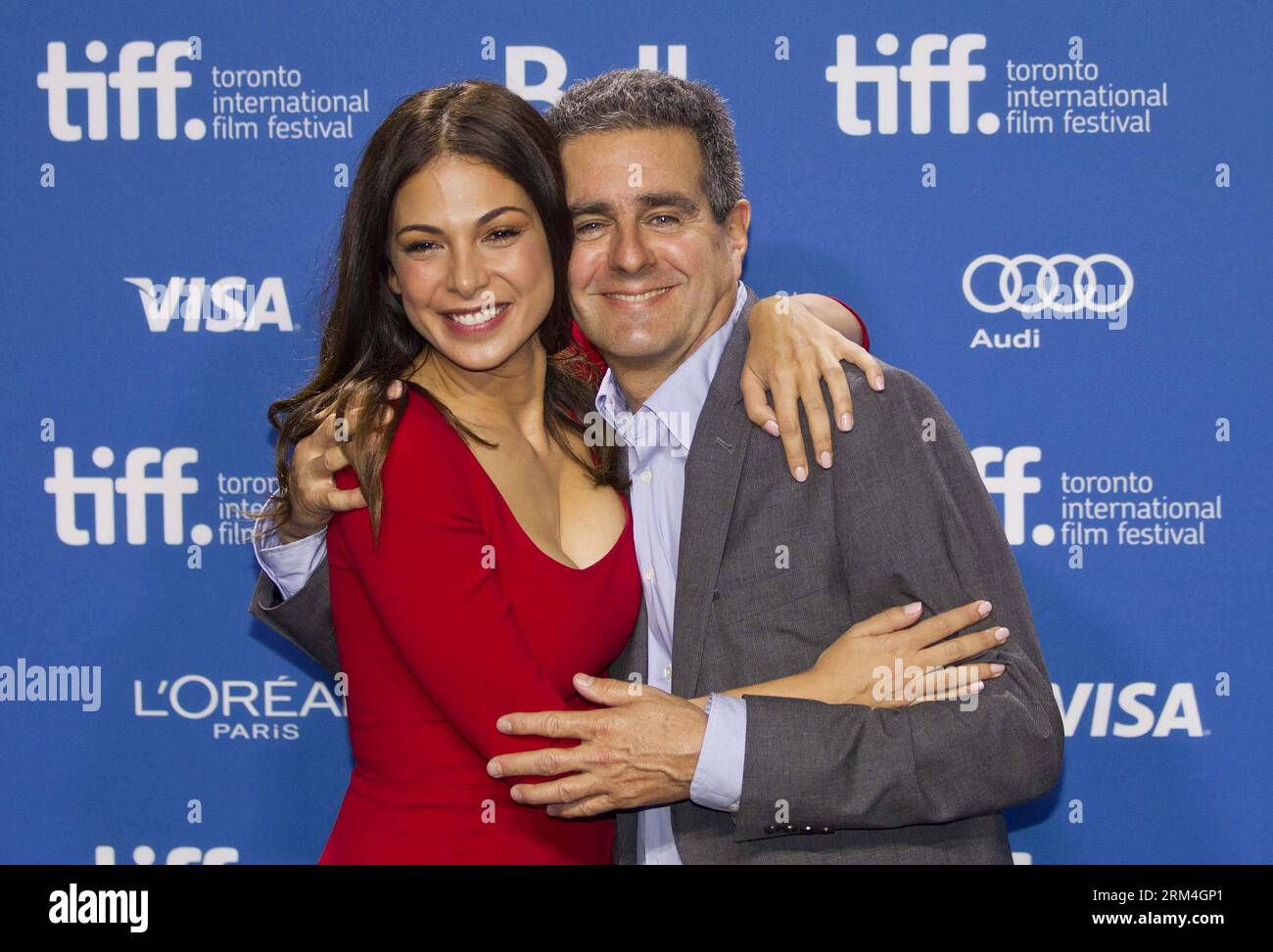 Bildnummer: 60459220  Datum: 10.09.2013  Copyright: imago/Xinhua (130911) -- TORONTO, (Xinhua) -- Actress Moran Atias (L) and producer Michael Nozik attend the press conference of the film The Third Person during the 38th Toronto International Film Festival in Toronto, Canada, Sept. 10, 2013. (Xinhua/Zou Zheng)(axy) CANADA-TORONTO-38TH INTERNATIONAL FILM FESTIVAL-FILM THE THIRD PERSON PUBLICATIONxNOTxINxCHN Entertainment People x0x xkg 2013 quer premiumd     60459220 Date 10 09 2013 Copyright Imago XINHUA  Toronto XINHUA actress Moran Atias l and Producer Michael  attend The Press Conference o Stock Photo