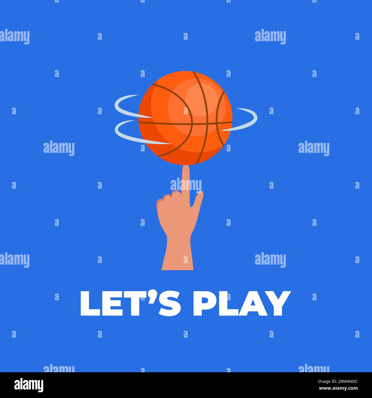 Let's Play Basketball, T-shirt design typography with basketball ...