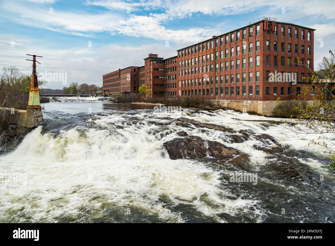 The old Mill in Westbrook Maine. The heritage from the industrial