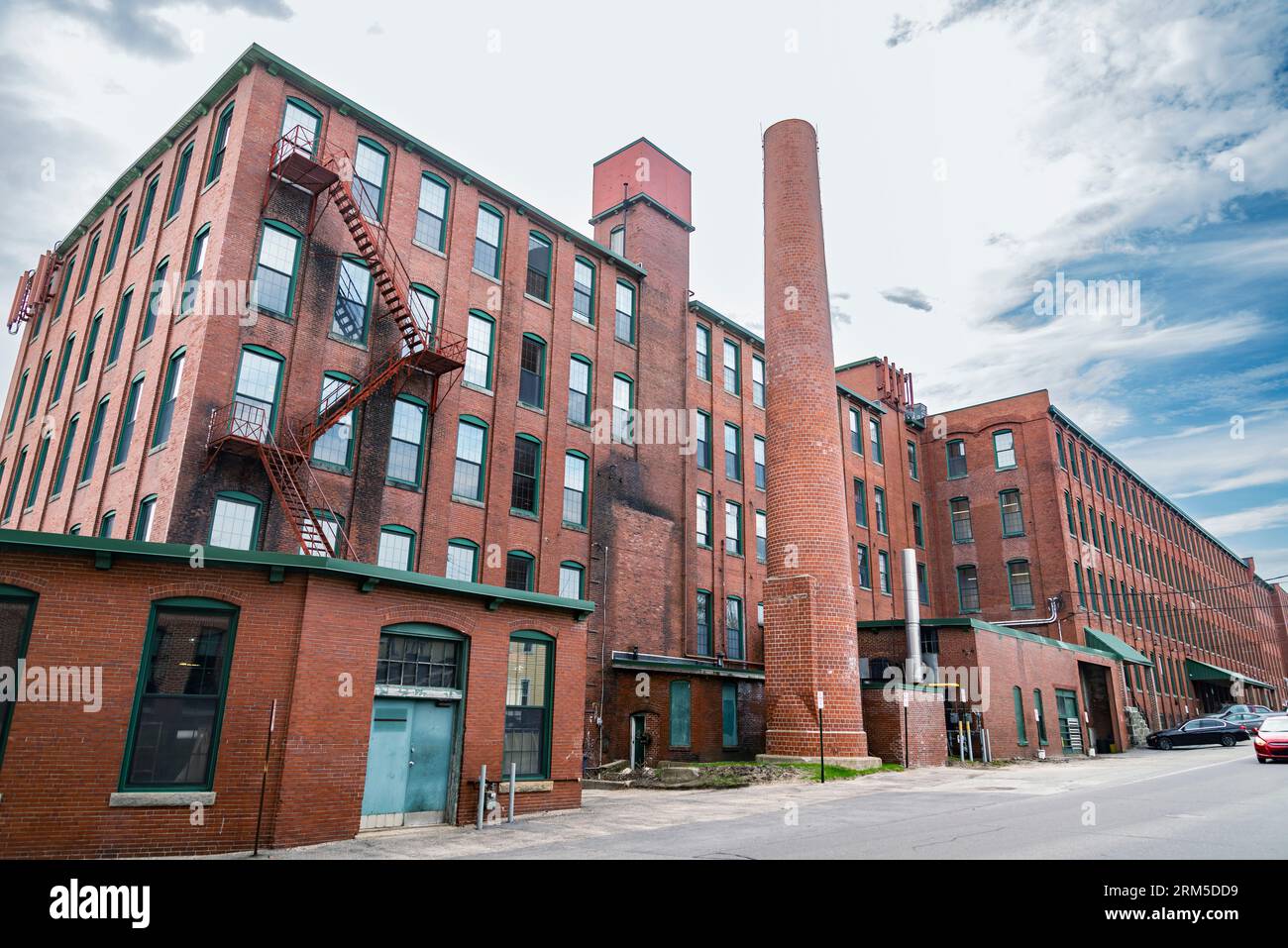 The old Mill in Westbrook Maine. The heritage from the industrial