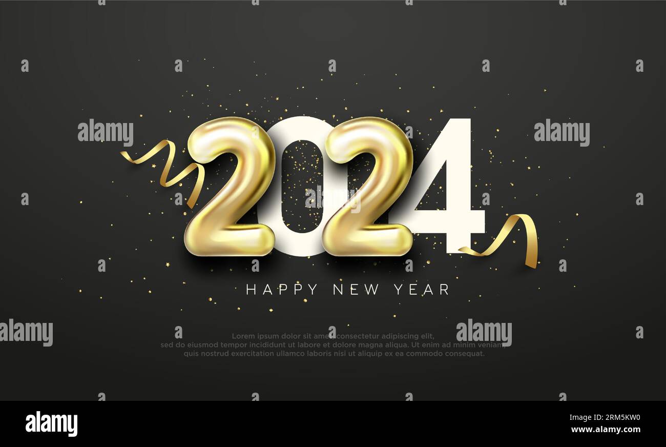 67,705 Happy New Year 2024 Images, Stock Photos, 3D objects, & Vectors