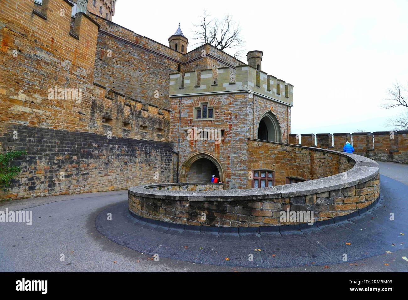 Bildnummer: 60684825  Datum: 02.11.2013  Copyright: imago/Xinhua Photo taken on Nov. 2, 2013 shows a part of the Burg Hohenzollern in Hechingen, Germany. Burg Hohenzollern is a castle considered to be the ancestral seat of the Hohenzollern family, which emerged in the Middle Ages and eventually became German Emperors. The castle was first constructed in the early 11th century and completely destroyed in 1423. The current version of the castle was rebuilt in mid-19th century. The castle becomes a popular tourist destination today as it is still privately owned by the descendants of the Hohenzol Stock Photo