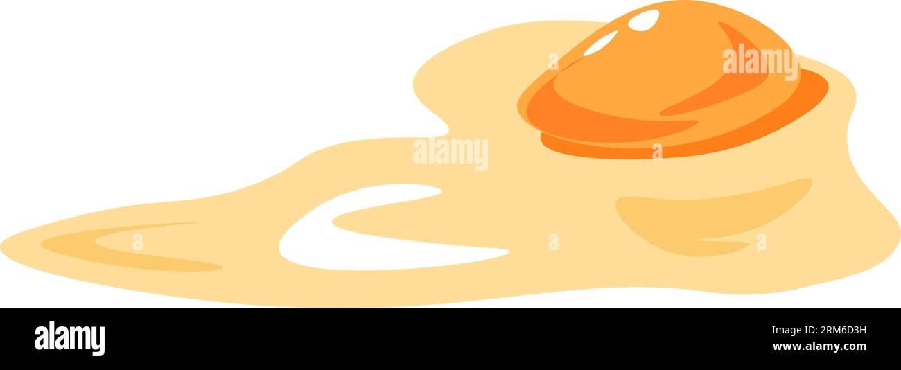 Raw egg, whites and yolk, protein food ingredient Stock Vector Image