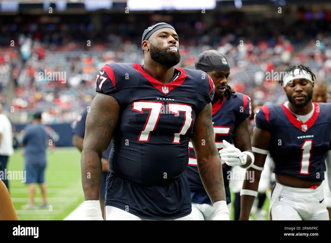 Houston Texans offensive tackle George Fant (77) during an NFL