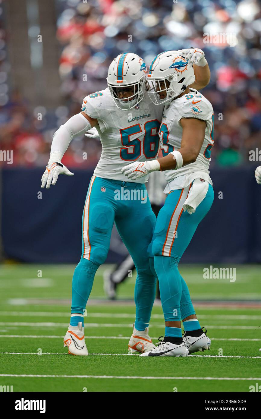 Atlanta Falcons quarterback Logan Woodside (11) runs with the ball against  the Miami Dolphins during an NFL pre-season football game, Friday, Aug. 11,  2023, in Miami Gardens, Fla. (AP Photo/Doug Murray Stock