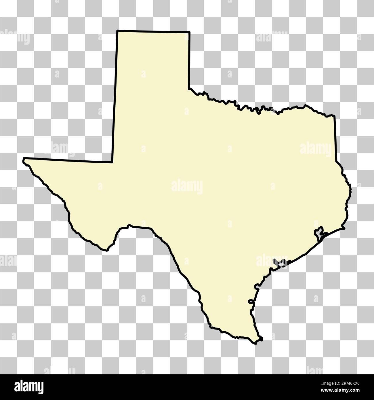 Texas map shape, united states of america. Flat concept icon symbol ...