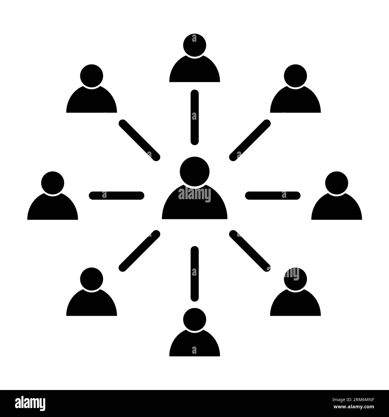 Employee engagement community vector icon, person flat web symbol ...
