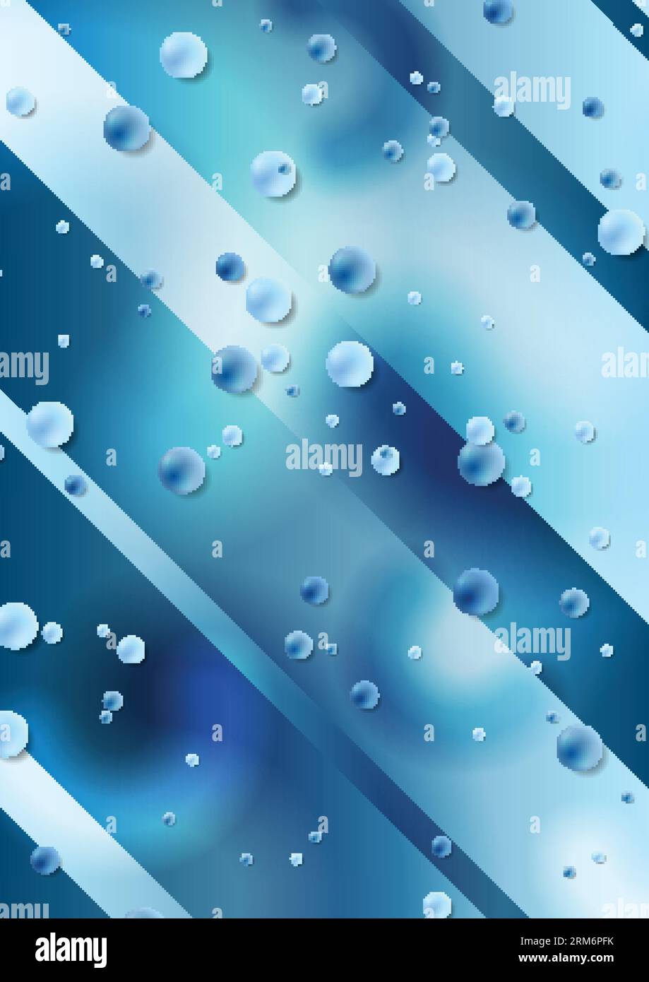 Bright blue abstract tech geometric background. Vector design Stock ...