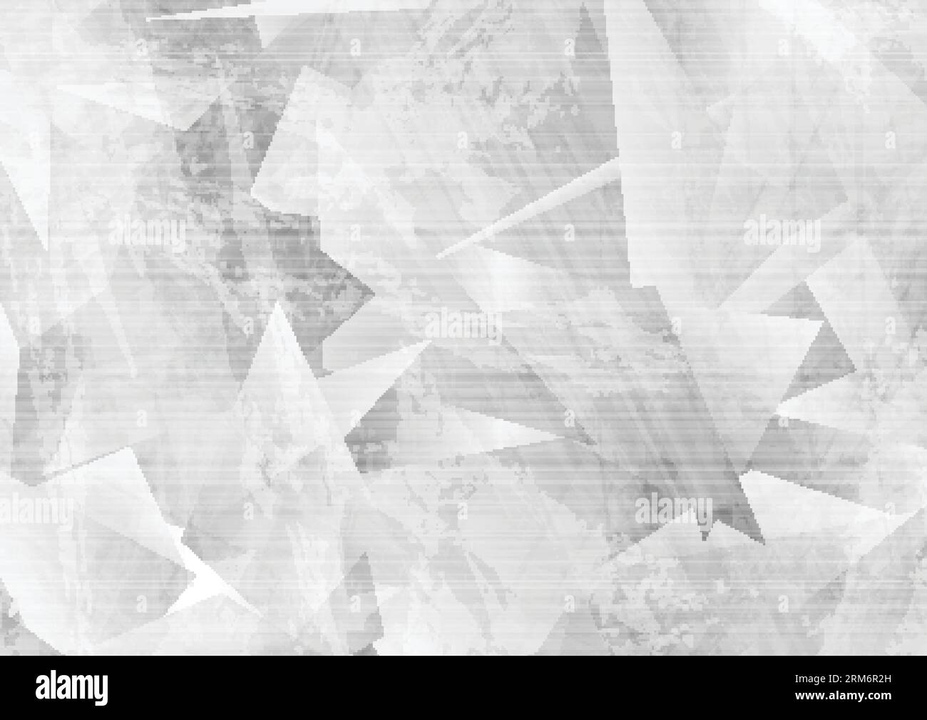 Light grey grunge polygonal tech abstract background. Vector design ...