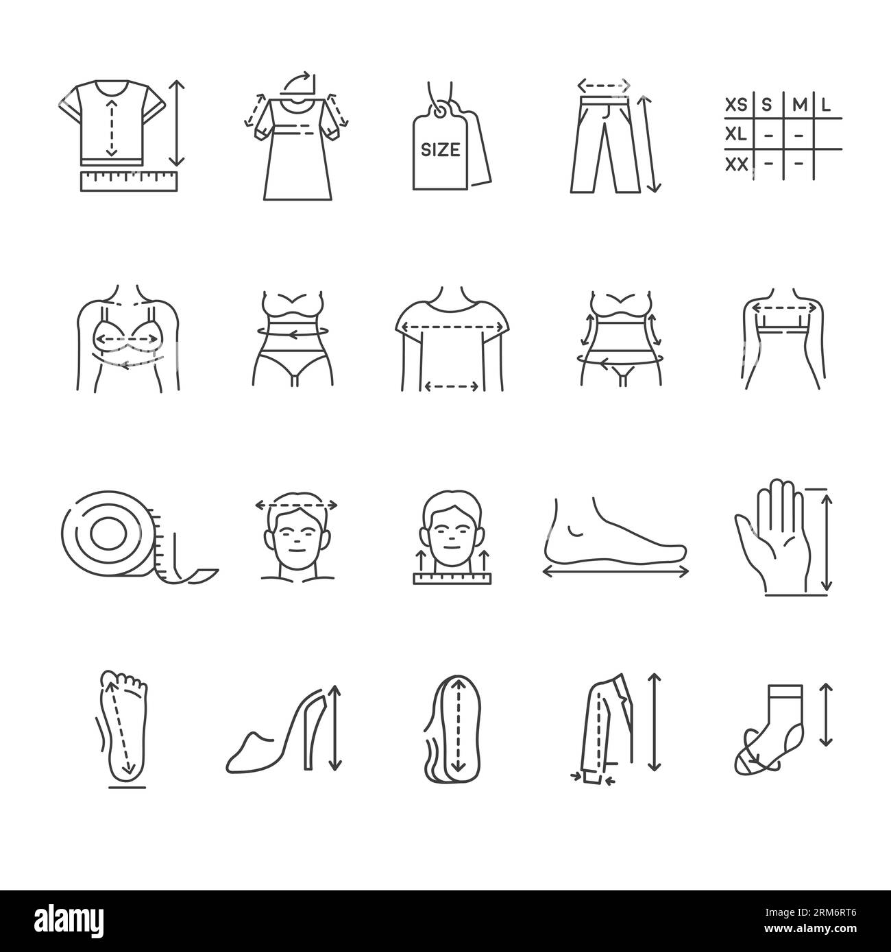1,402 Clothing Size Chart Royalty-Free Photos and Stock Images