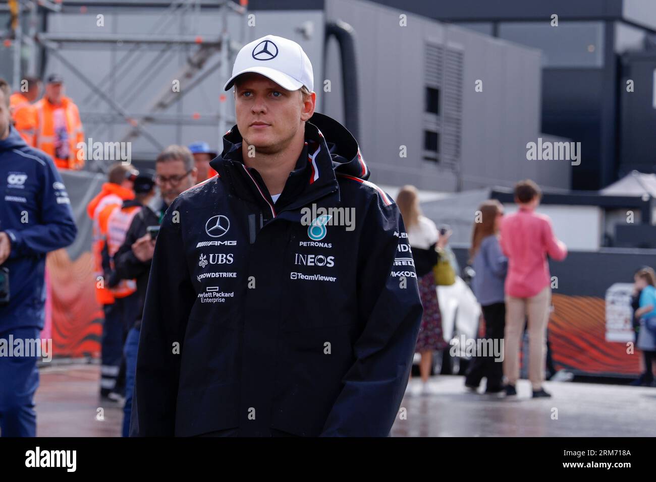 ZANDVOORT, NETHERLANDS - AUGUST 26: Reserve driver Mick Schumacher of