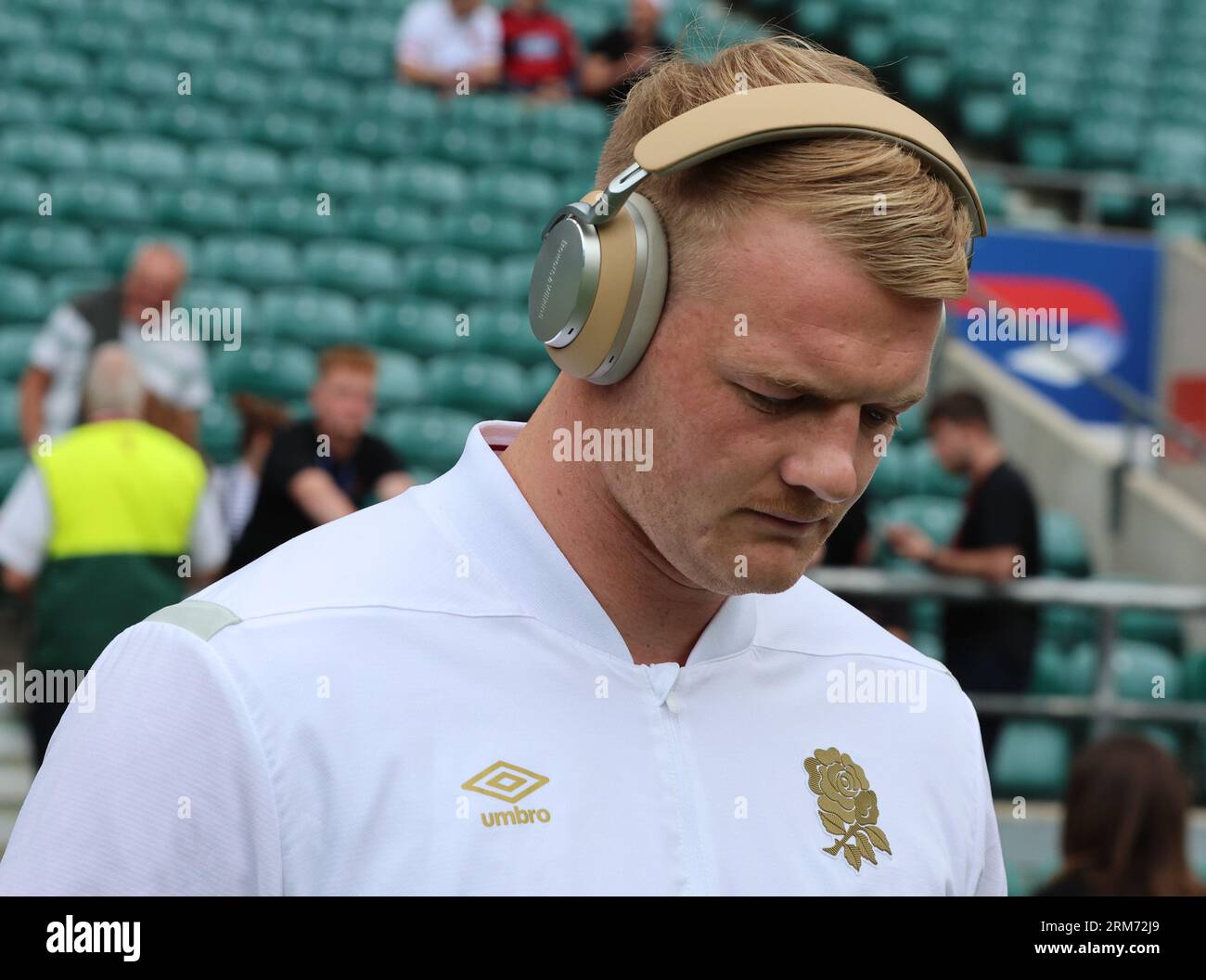 England's David Ribbans during International match between England