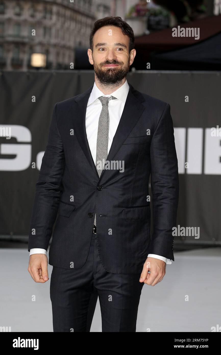 London, UK. 12th Sep, 2018. Charlie Cox attends the World Premiere of 'King Of Thieves' at Vue West End in London. (Photo by Fred Duval/SOPA Images/Sipa USA) Credit: Sipa USA/Alamy Live News Stock Photo