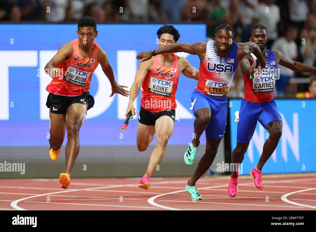 National Athletics Centre, Budapest, Hungary. 26th Aug, 2023. (L-R ...