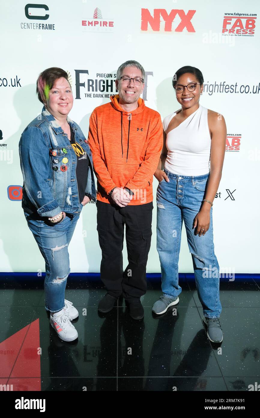London, UK. 26th Aug, 2023. Vanessa Wright, Tony Reames and Christen