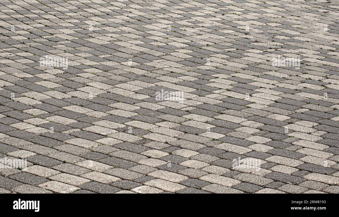 The Old gray stone pavement texture. Close up Stock Photo - Alamy