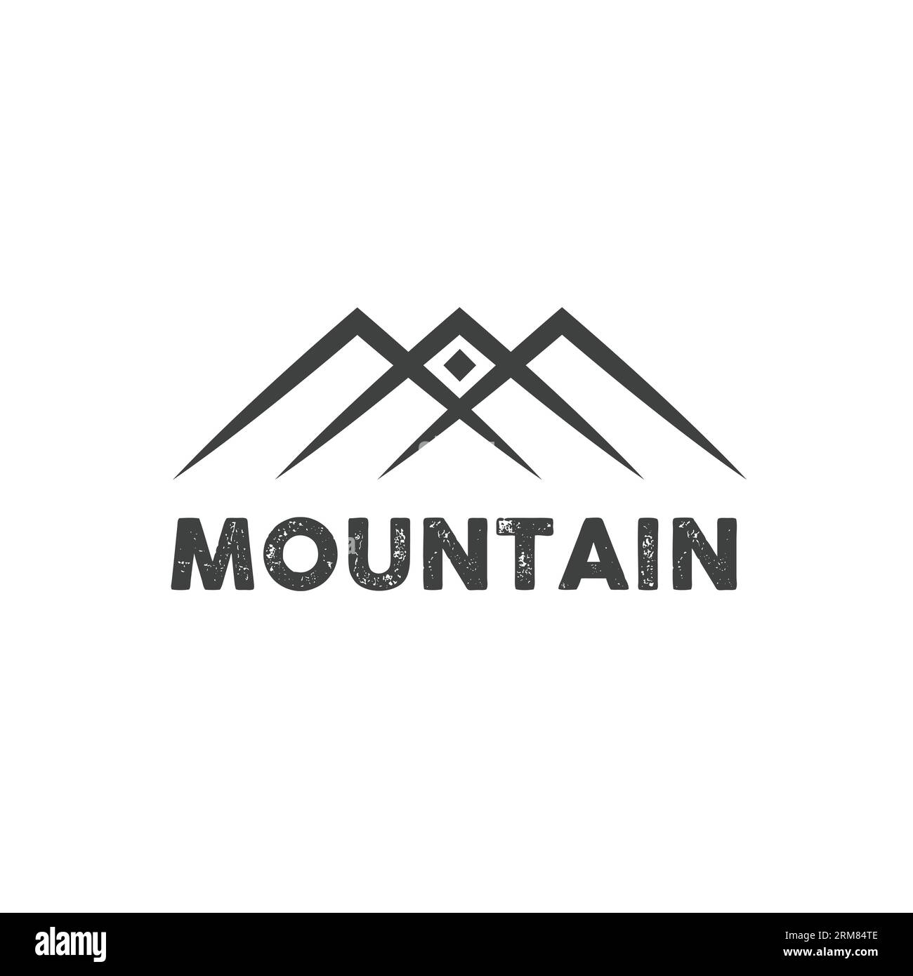 Vintage mountain logo design for travel agency Stock Vector Image & Art ...