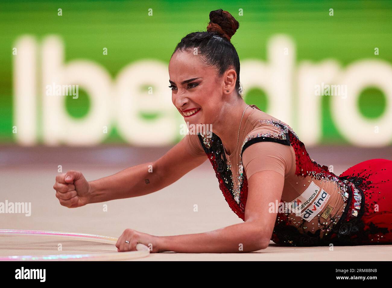 Spain's Alba Bautista competes in the individual allaround event of
