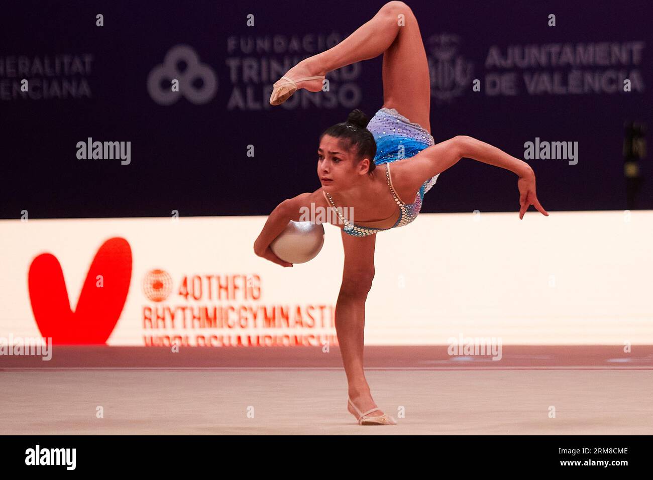 Italy's Sofia Raffaeli competes in the individual allaround final of