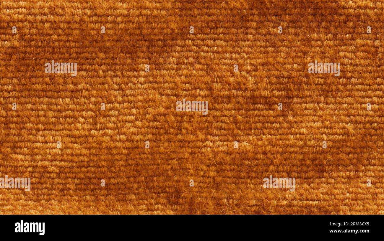 Plain chenille autumn brown textile cloth texture seamless Stock Photo