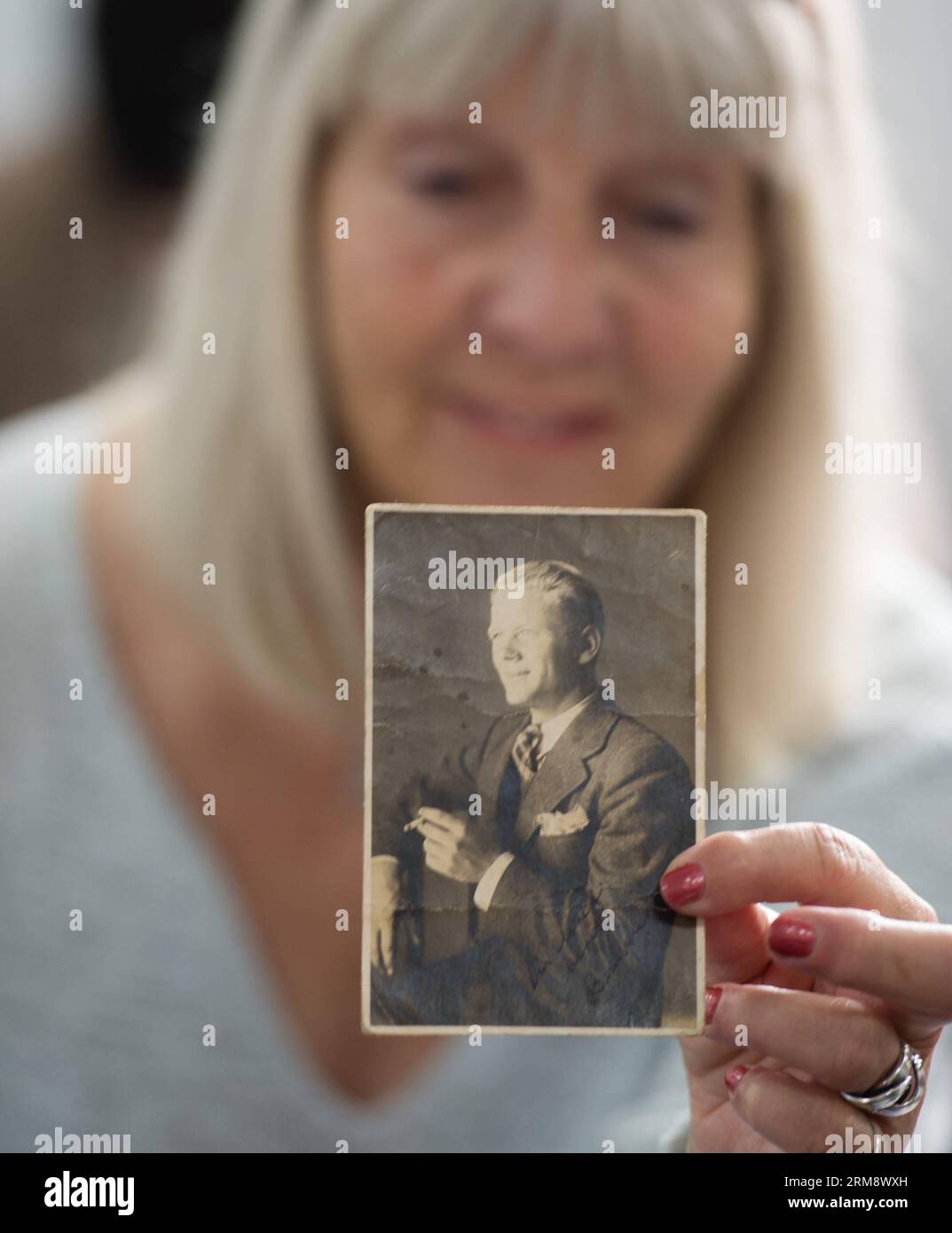 Marianne Stenvig Andersen, niece of Bernhard Arp Sindberg, a Danish ...