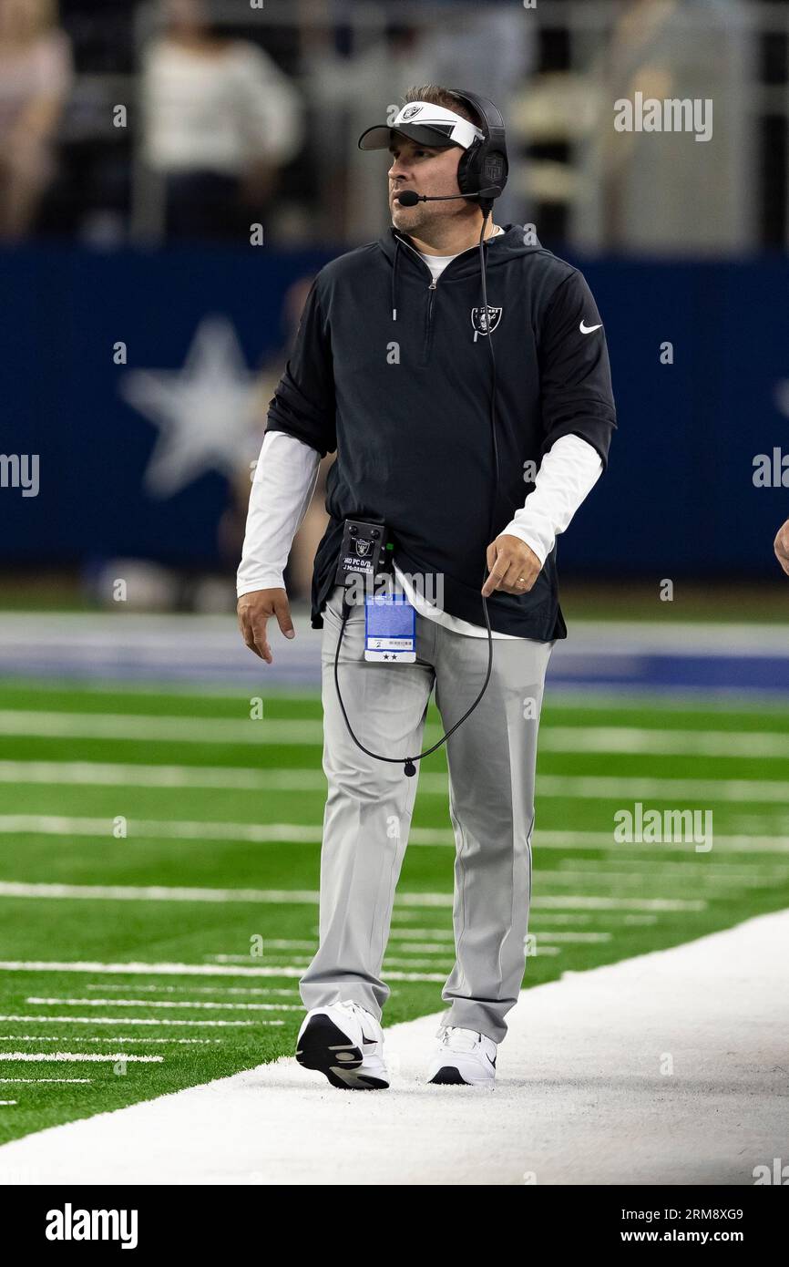 Las Vegas Raiders head coach Josh McDaniels is seen during the