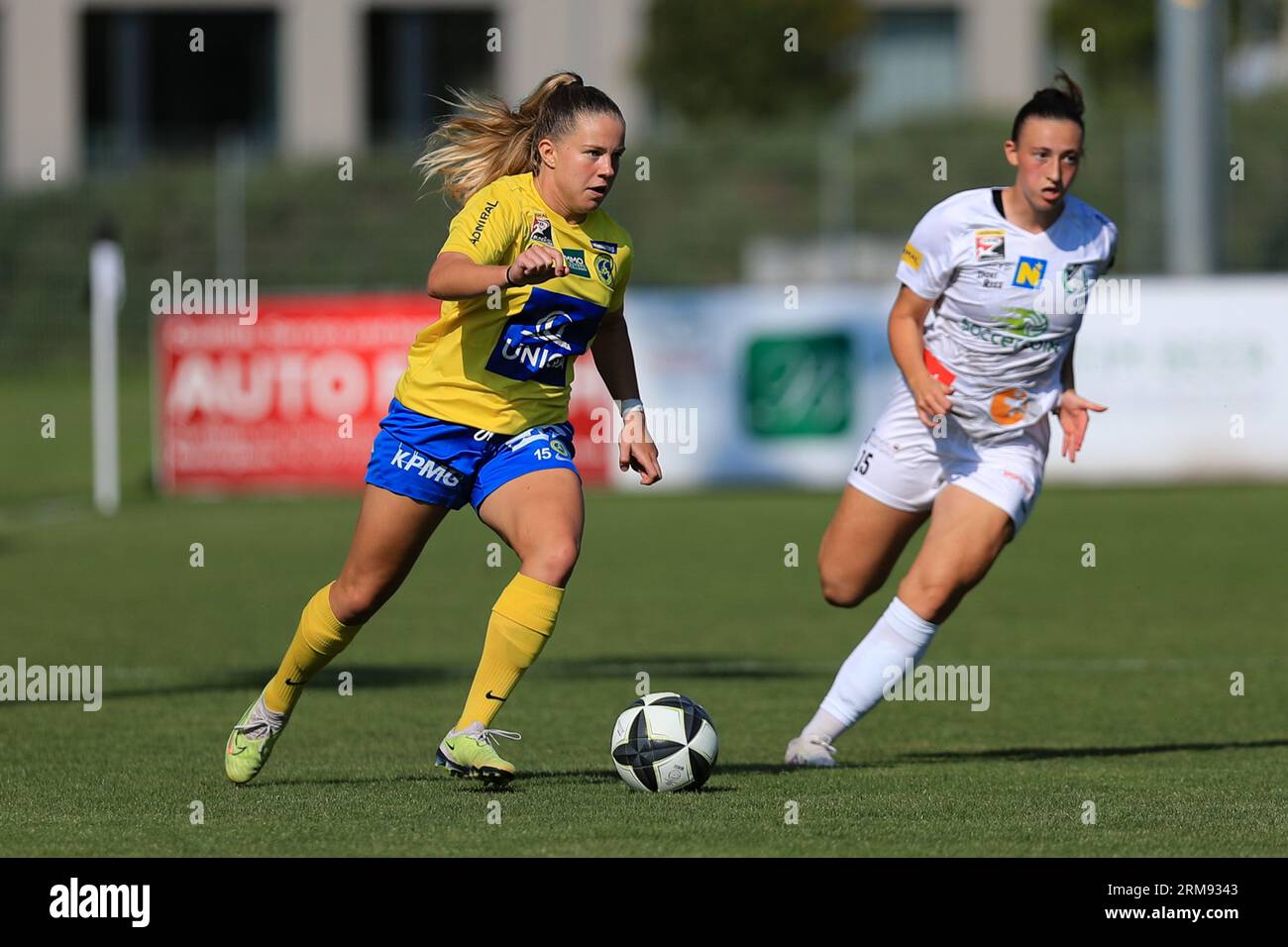 Patricia Pfanner (15 First Vienna FC) in action during the Admiral Frauen Bundesliga match Neulengbach vs Vienna at Wienerwald Stadion (Tom Seiss/ SPP) Credit: SPP Sport Press Photo. /Alamy Live News Stock Photo