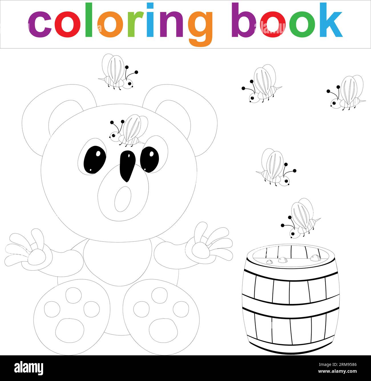 gummy bear coloring page