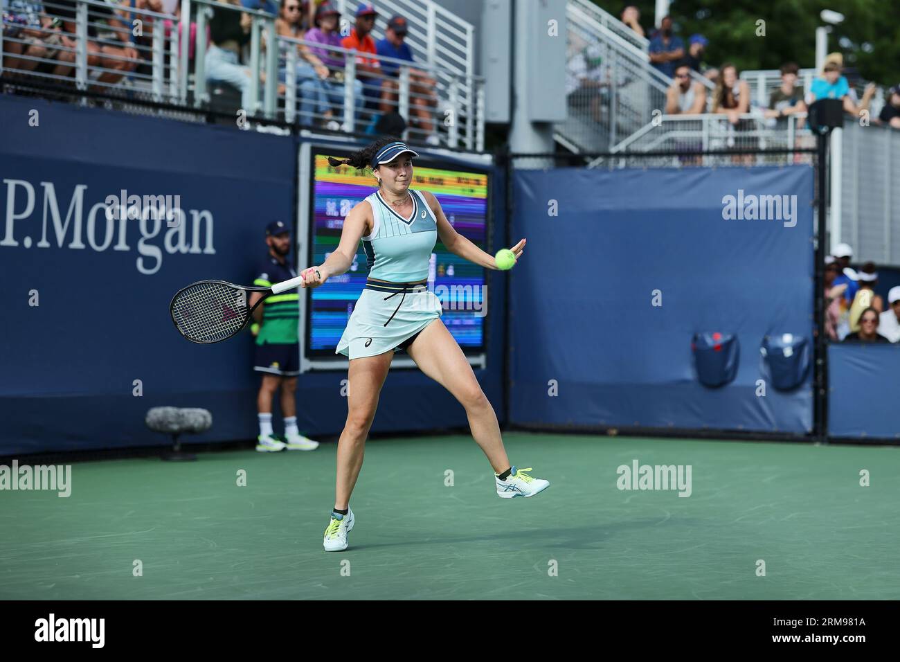 New York, New York, USA. 26th Aug, 2023. Eva Lys (GER) in action during