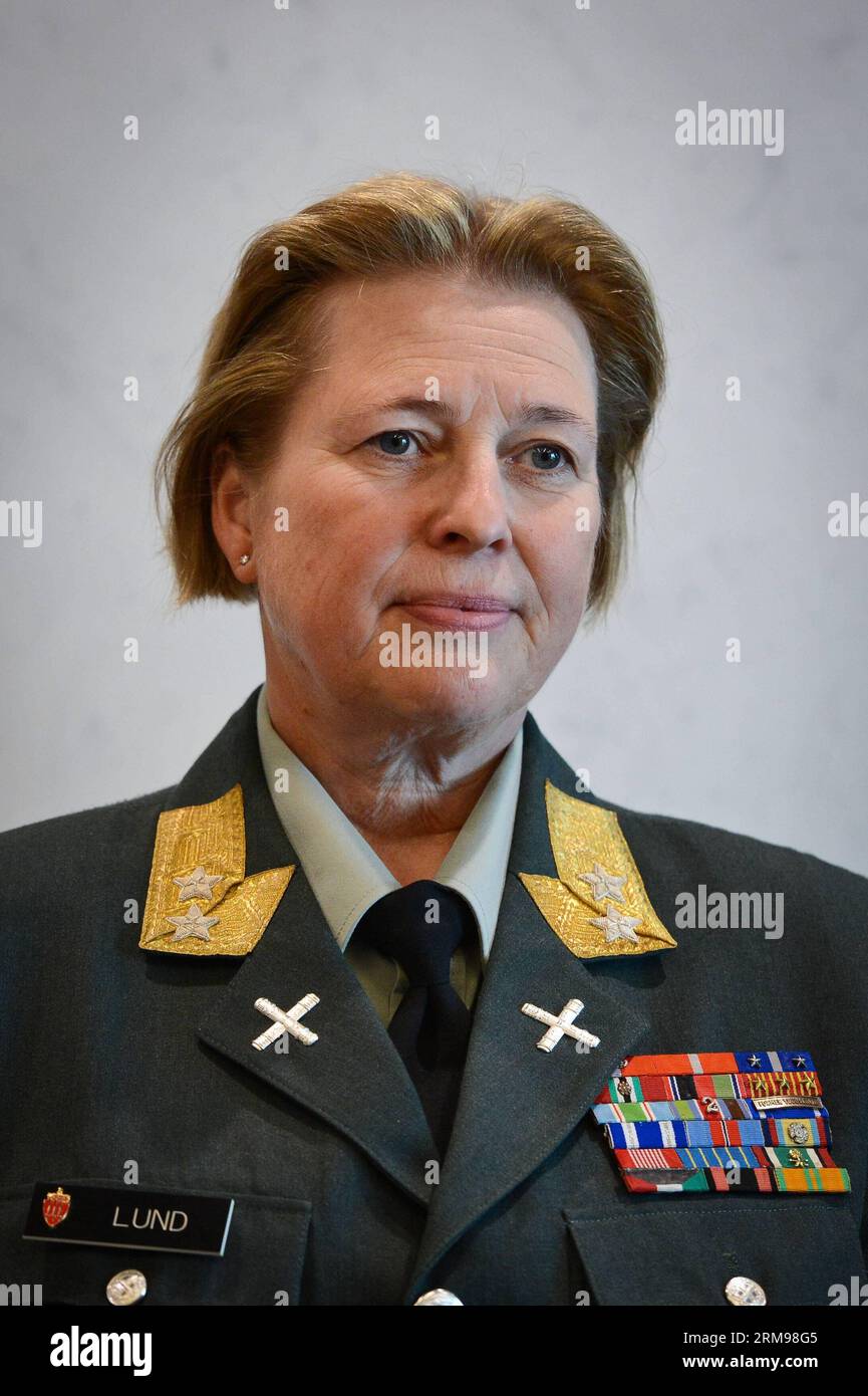 (140512) -- NEW YORK, May 12, 2014 (Xinhua) -- Major General Kristin ...