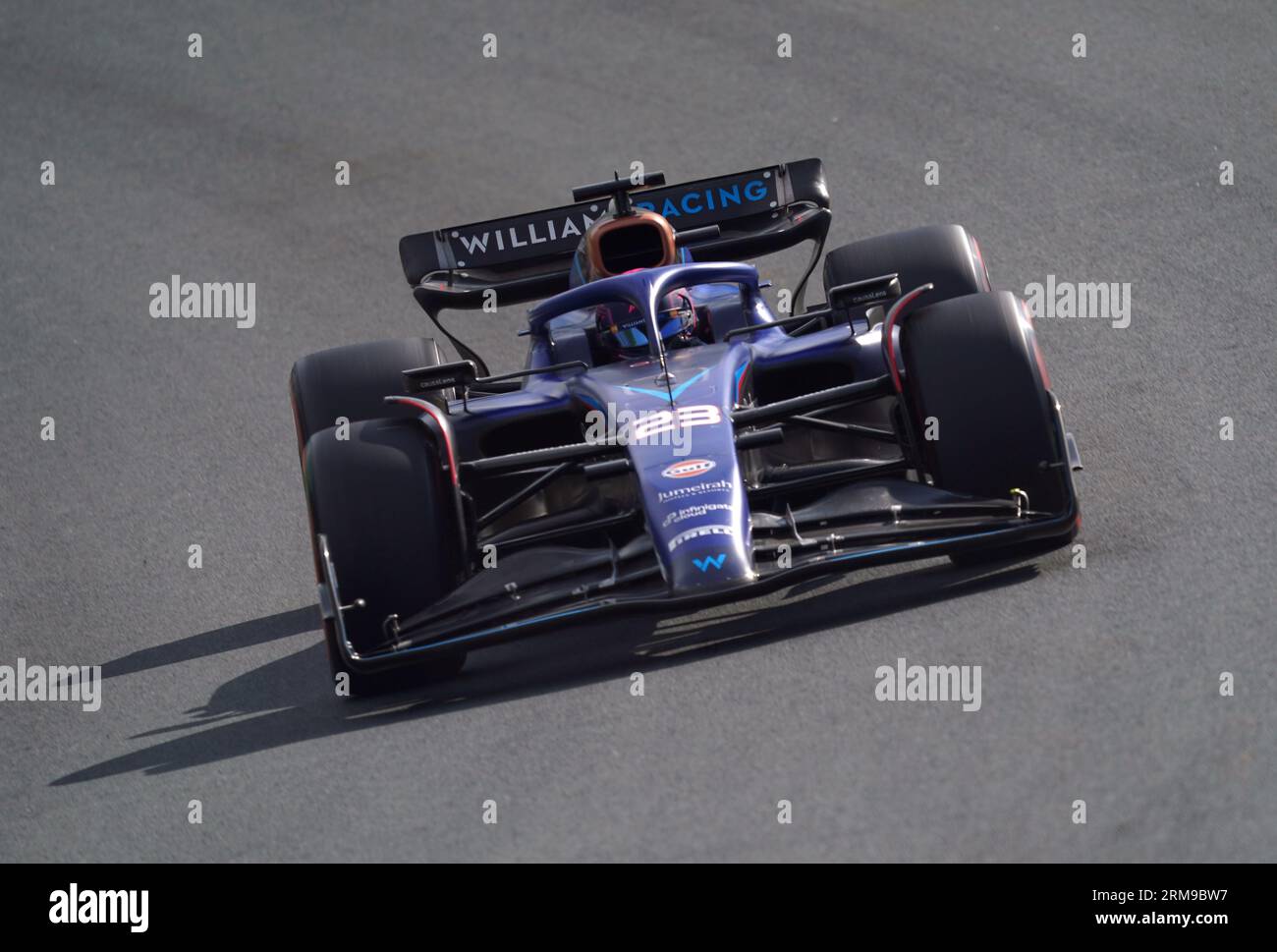 Williams' Alexander Albon during the Netherlands Grand Prix at CM.com Circuit Zandvoort, Netherlands. Picture date: Sunday August 27, 2023. Stock Photo