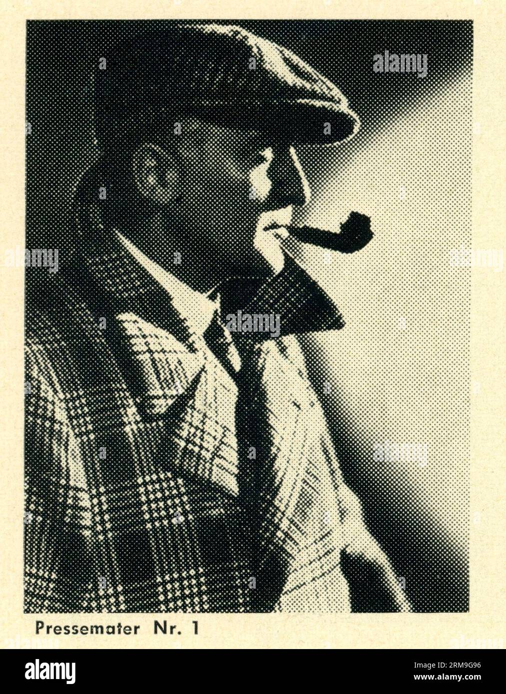 HANS ALBERS in DER MANN DER SHERLOCK HOLMES WAR / THE MAN WHO WAS SHERLOCK HOLMES 1937 / 1954 director KARL HARTL screenplay Robert A. Stemmle and Karl Hartl Universum Film (UFA) / Turk (West German reissue) Stock Photo