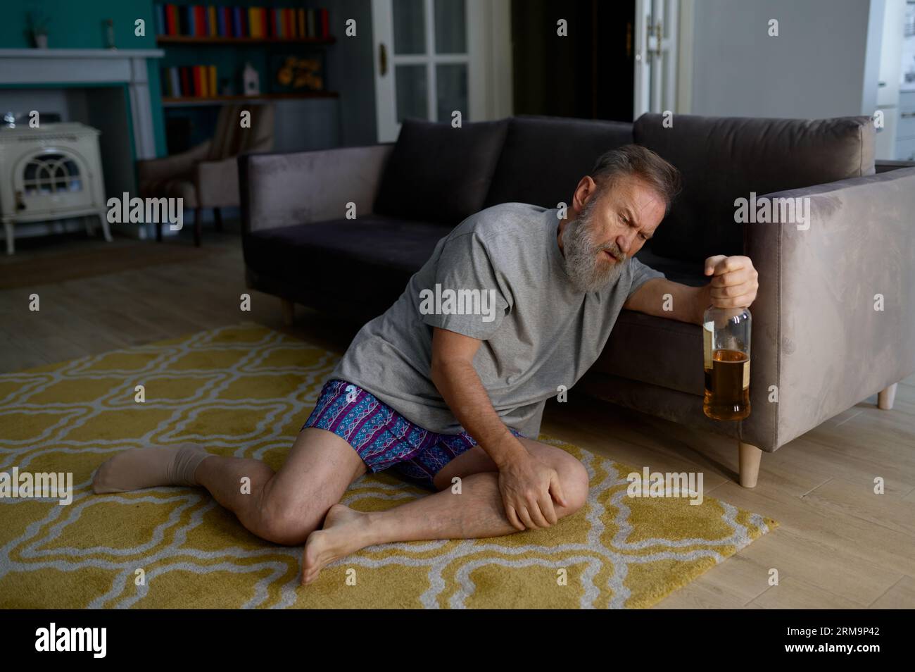 Alcohol man wife worried hires stock photography and images Alamy