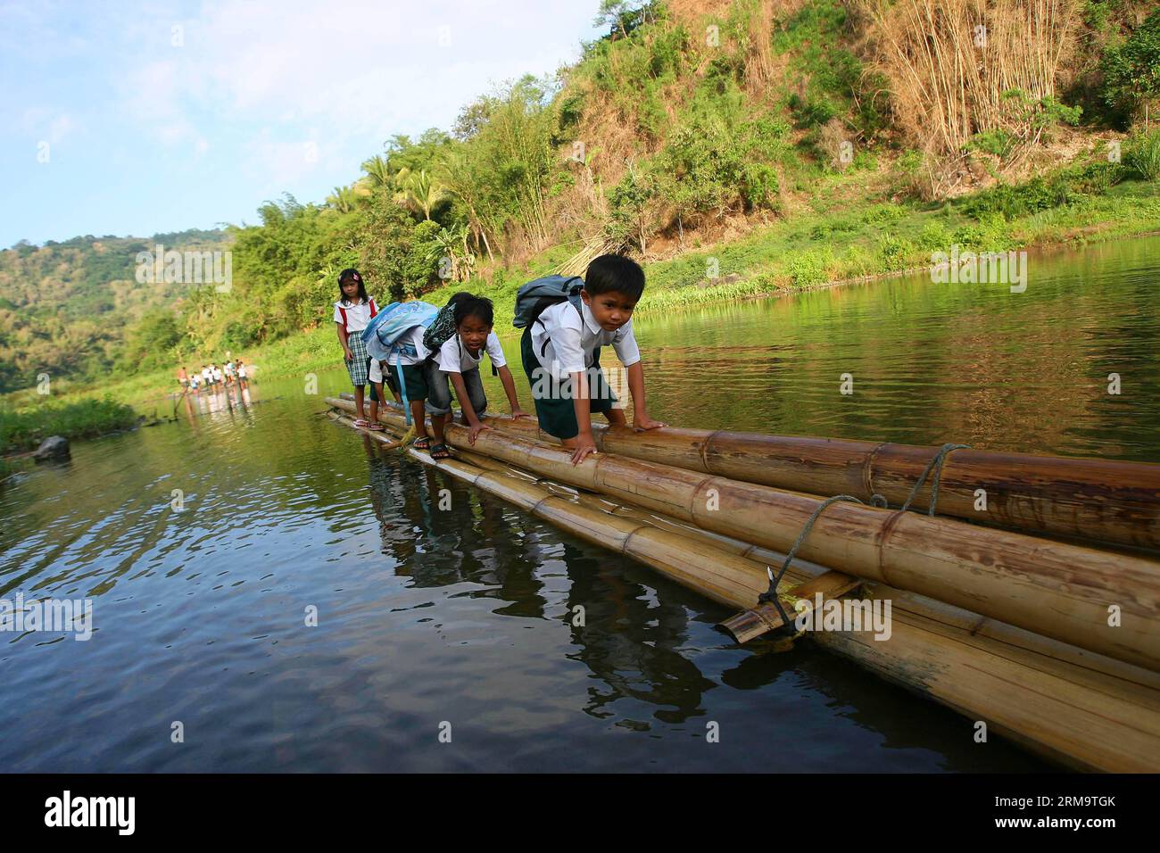 Philippine Raft Bamboo raft philippines hi-res stock photography and images - Alamy