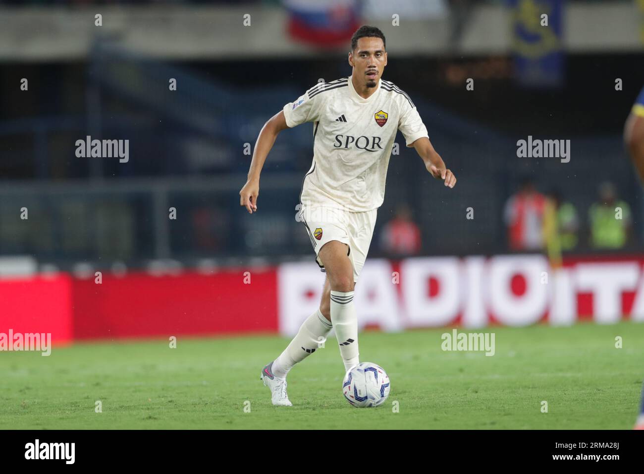 Chris Smalling of Roma seen in action during 2023–24 Serie A football ...