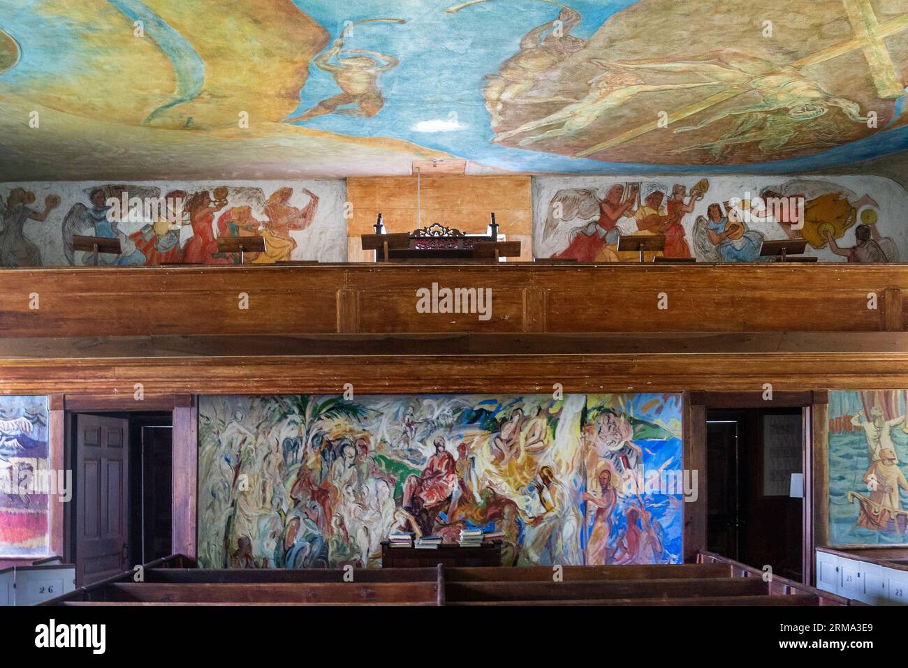 South Solon Meeting House in Maine Stock Photo Alamy