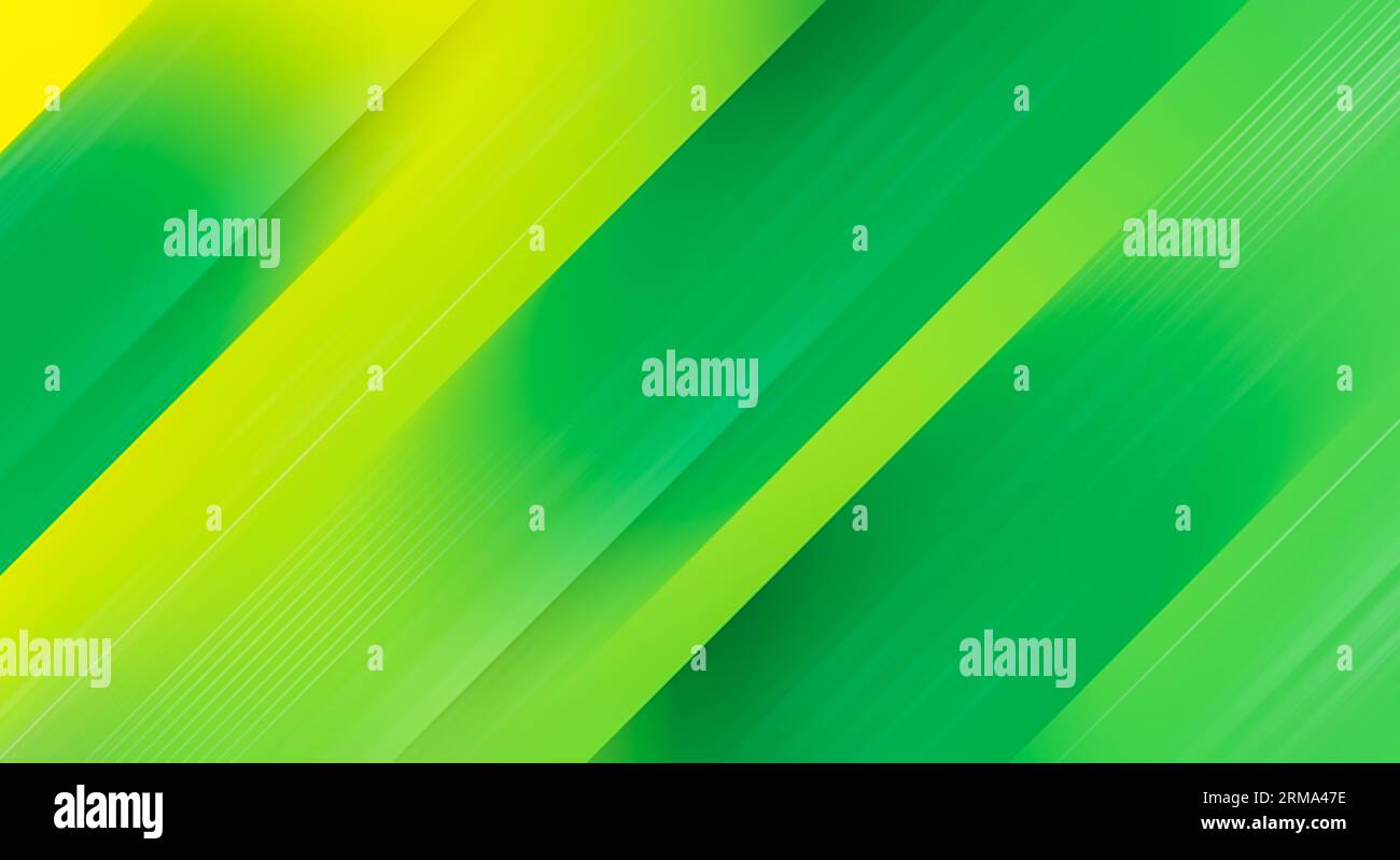 Abstract modern technology background with green yellow color gradient. Stock Photo