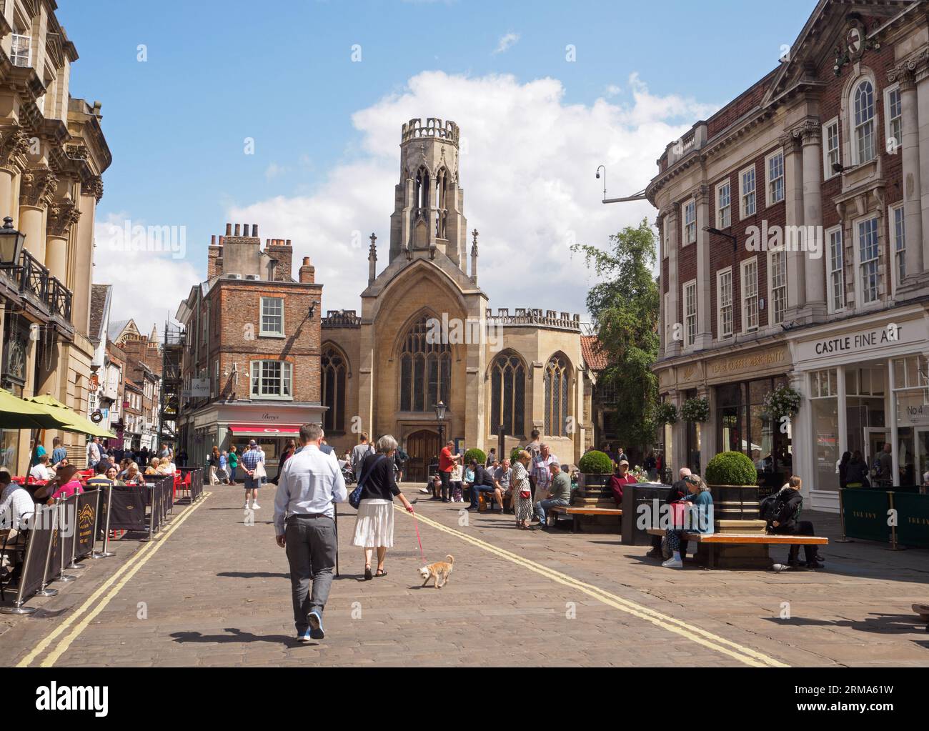 St Helen's Square, York Stock Photo - Alamy